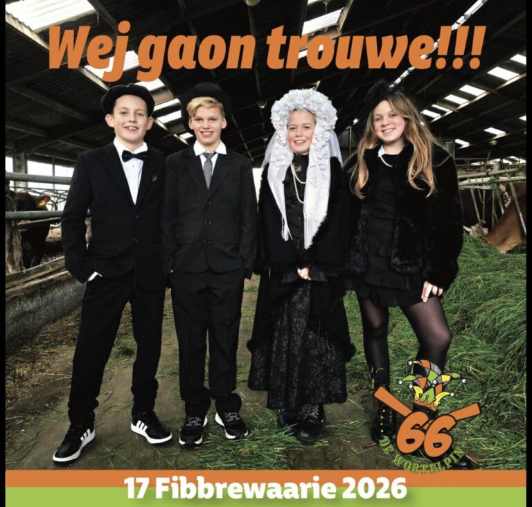 Wej gaon trouwe!